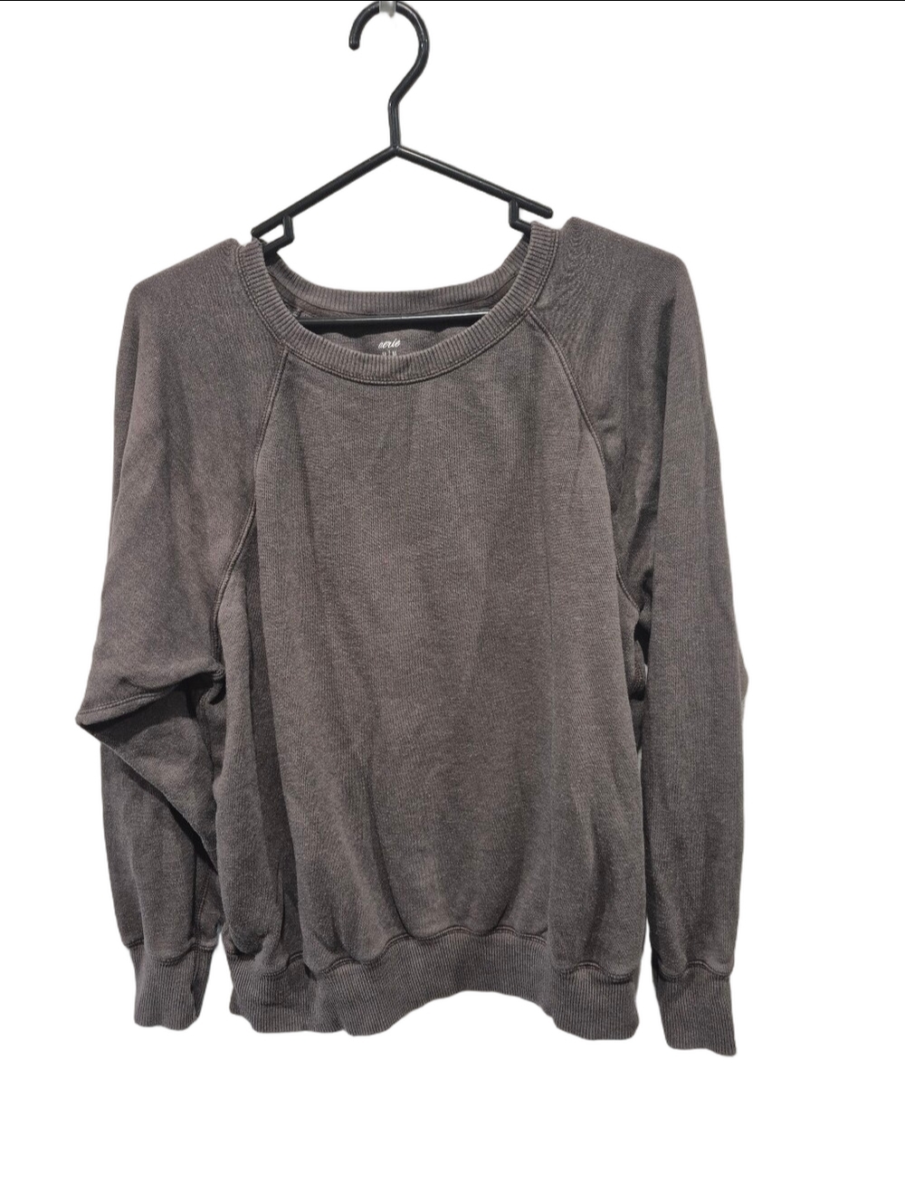 Aerie Oversized Brown Raglan Crewneck Sweatshirt - Size Medium